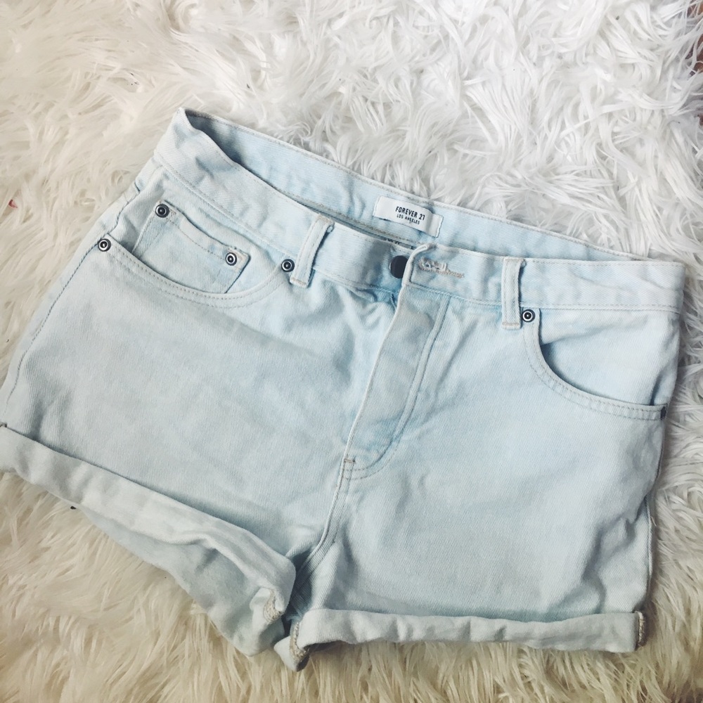 High waisted shorts