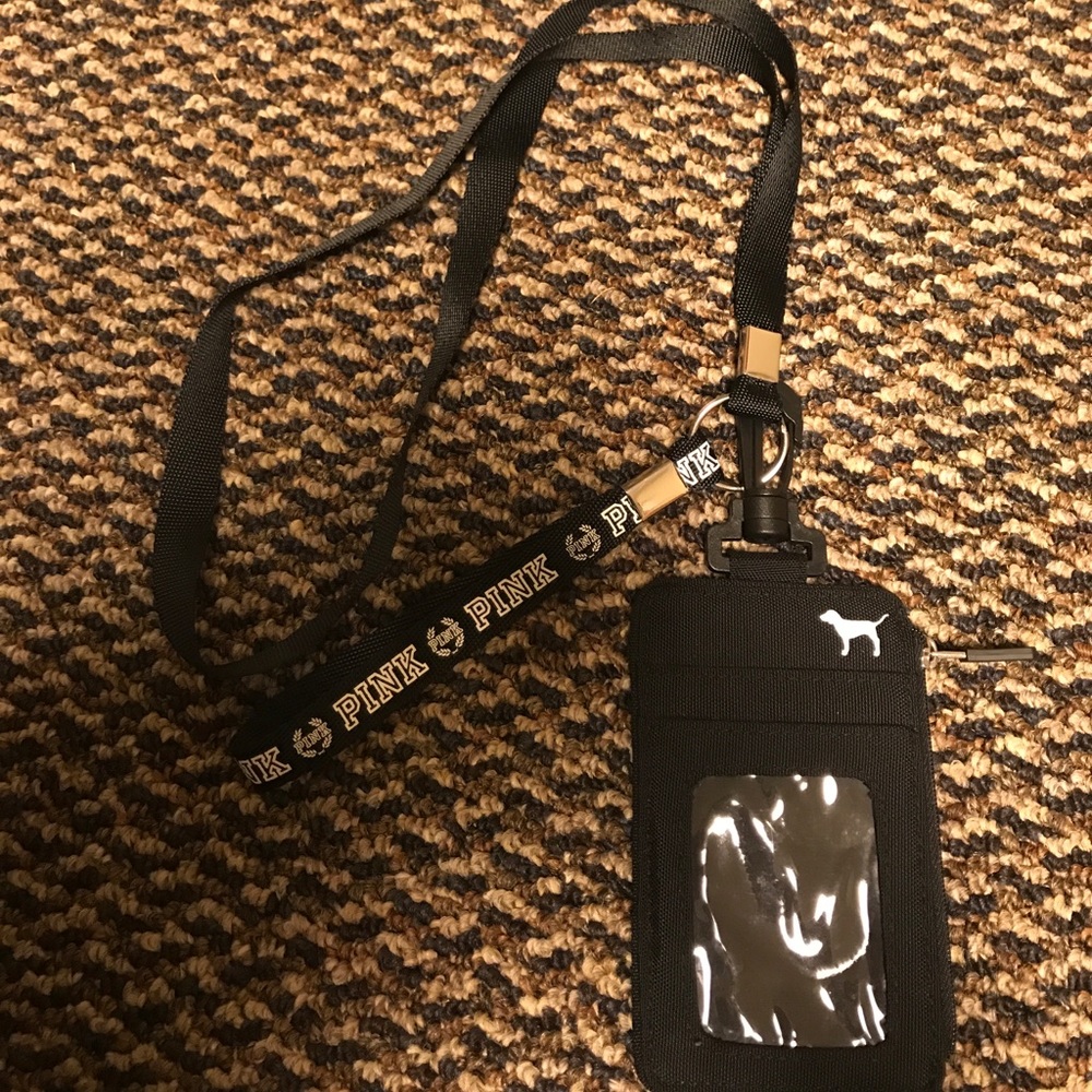 Pink Lanyard and Id card