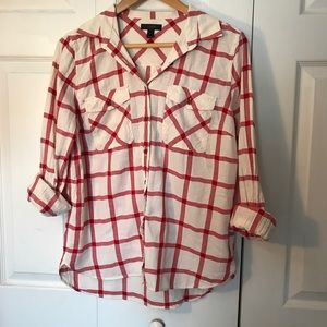 Plaid J. Crew Button Down shirt