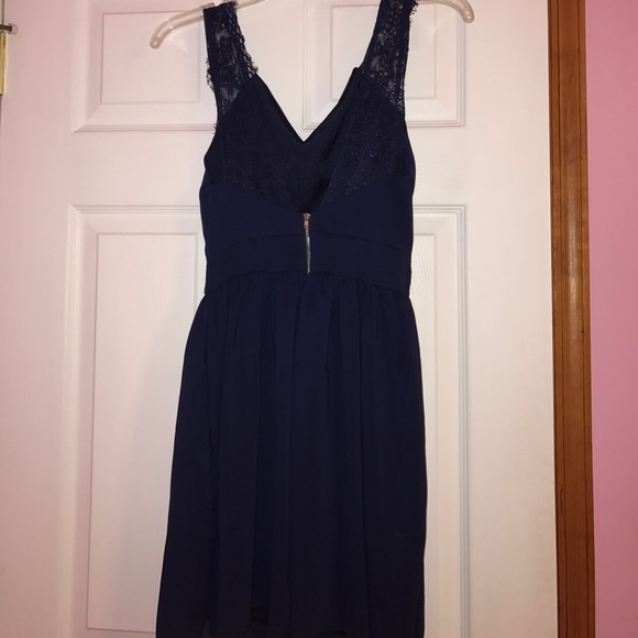 Navy Blue Dress - Picture 3 of 5