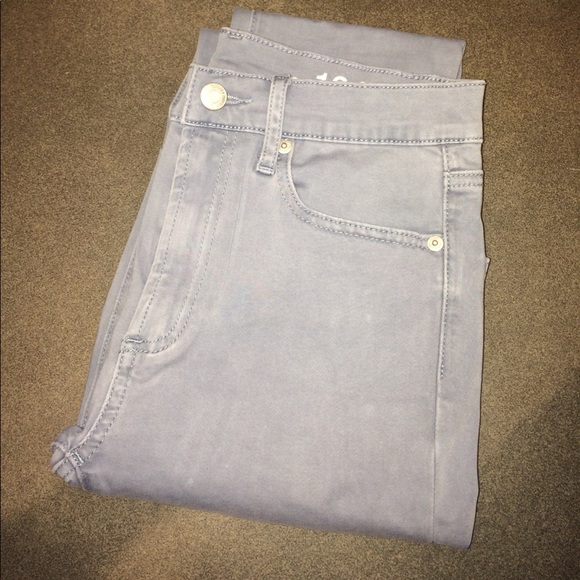 Super soft, High Waisted blue gray skinny pants - Picture 1 of 3