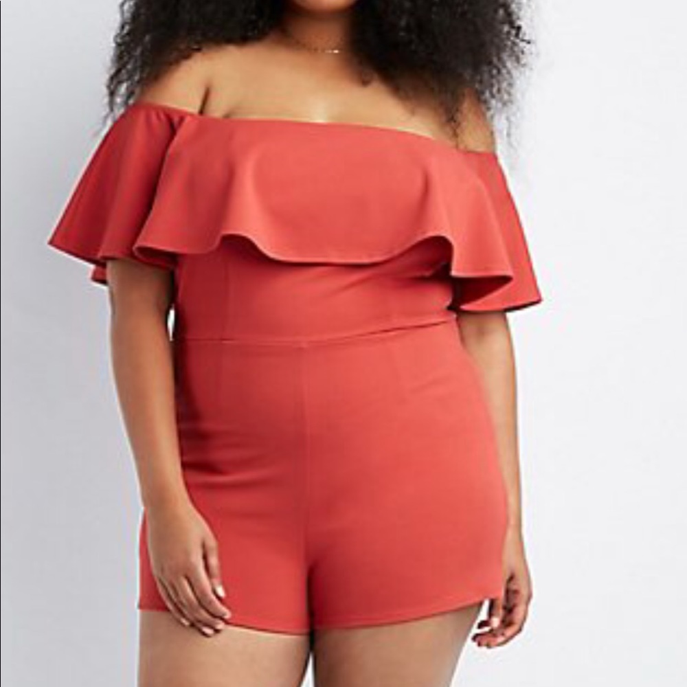 Orange Romper