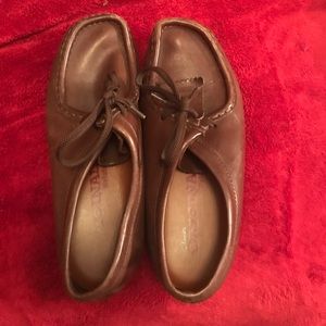 Clarks brown wallabee
