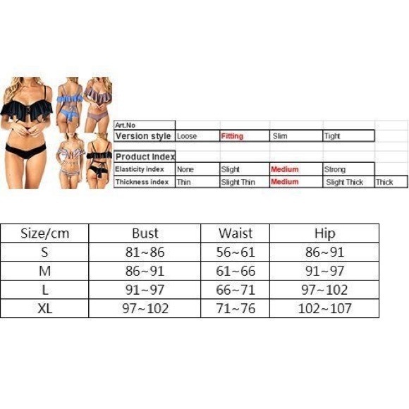 hp • Flounce Off the Shoulder Bikini - Picture 7 of 7