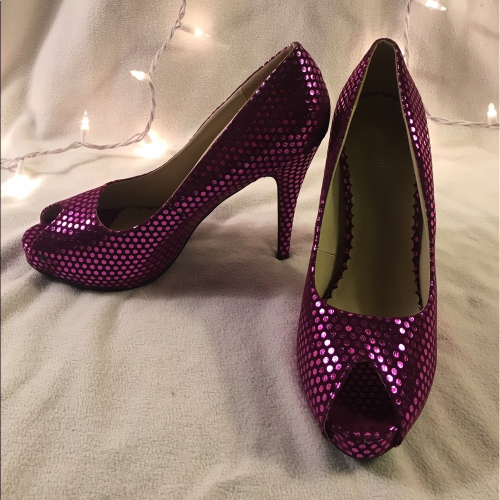 Purple Platform Heels