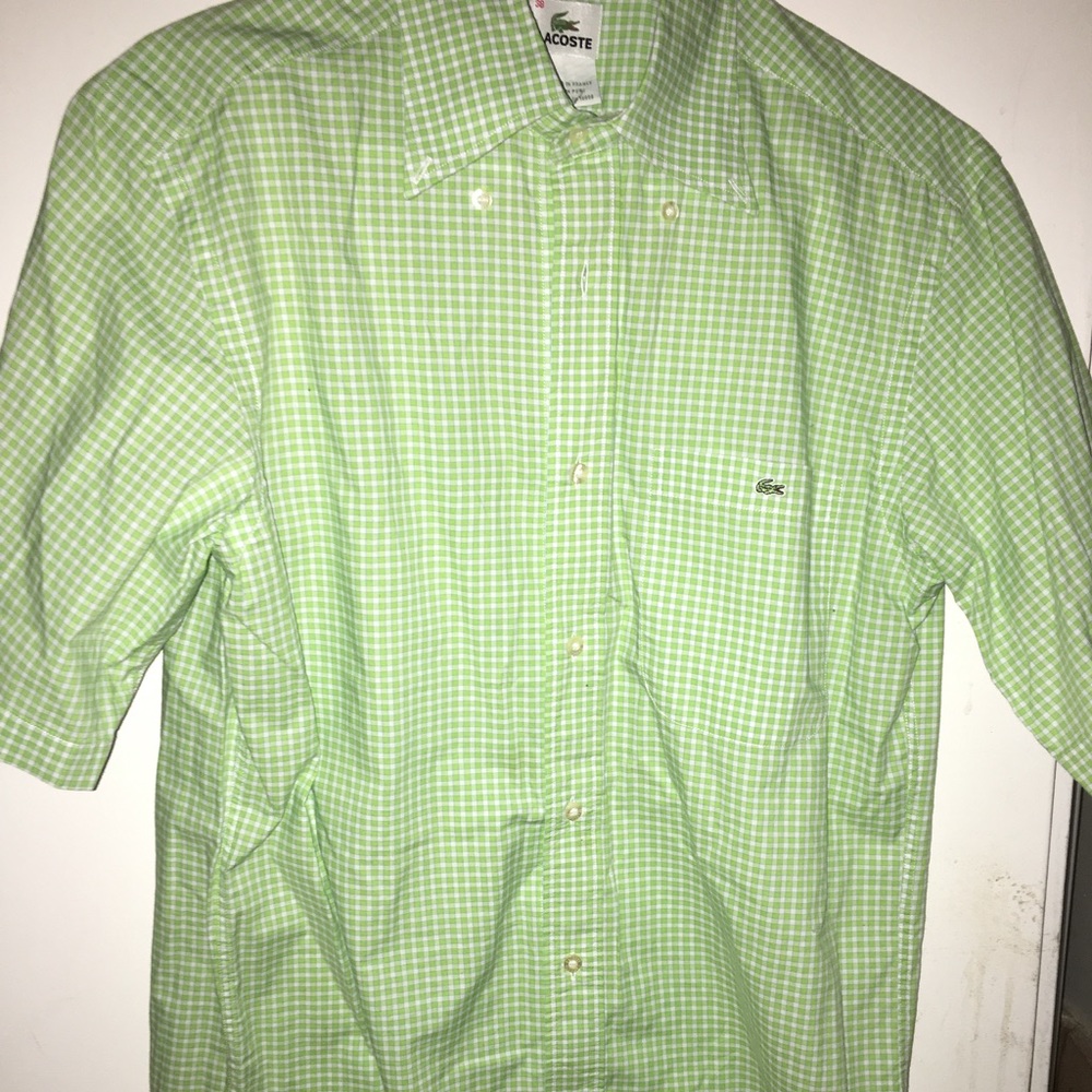 Lacoste Green Dress Shirt