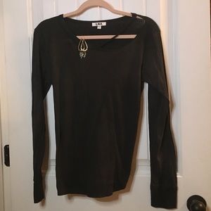 NEW LNA Long Sleeve Carbon Black