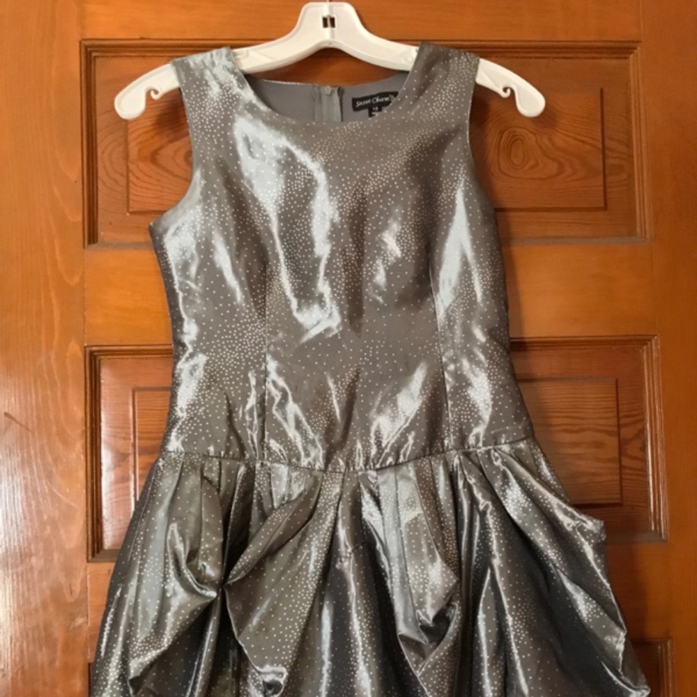 Gray sparkle dress