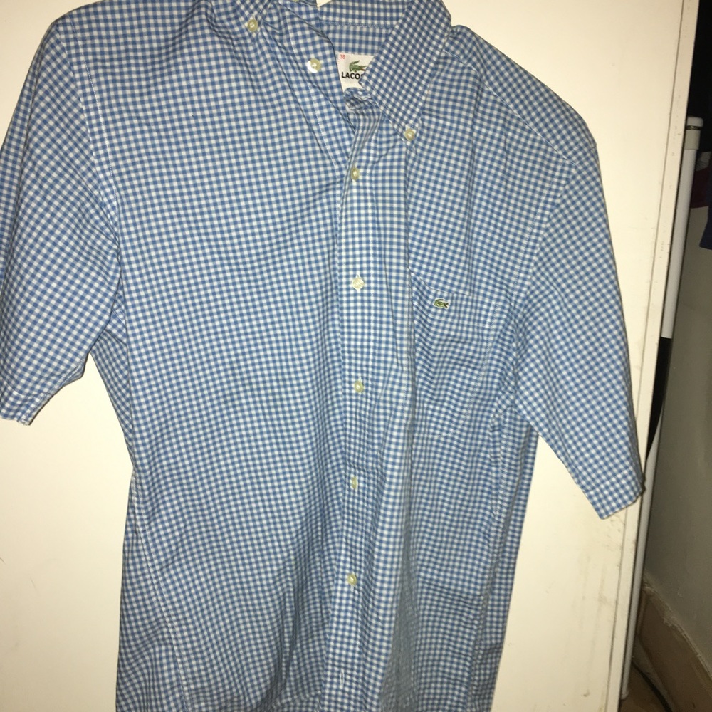 Blue Lacoste Dress Shirt