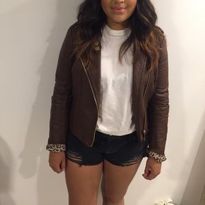 Leather jacket
