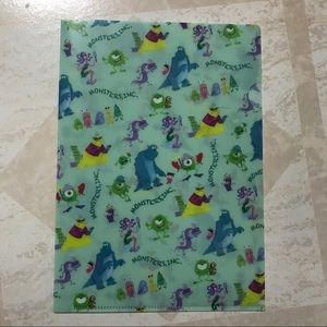 MONSTERS INC JAPANESE STATIONERY FOLDER A4 SIZE