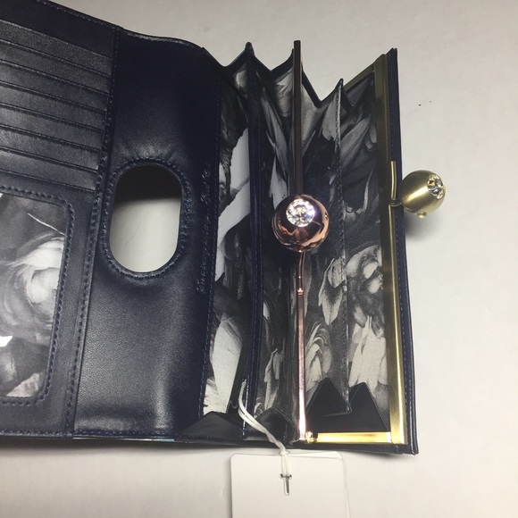 MWT Ted Baker London Floral Print Leather Wallet - Picture 8 of 8