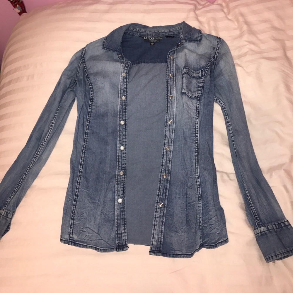 Guess Denim Button Up