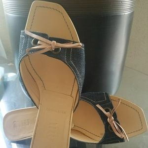 MIU MIU Vero Low Heel Sandals 
Size: 38 