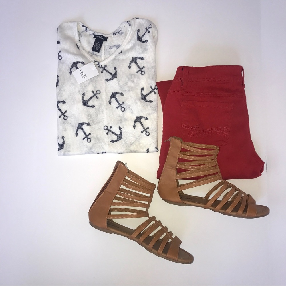 NWT• Rue 21• sailor top