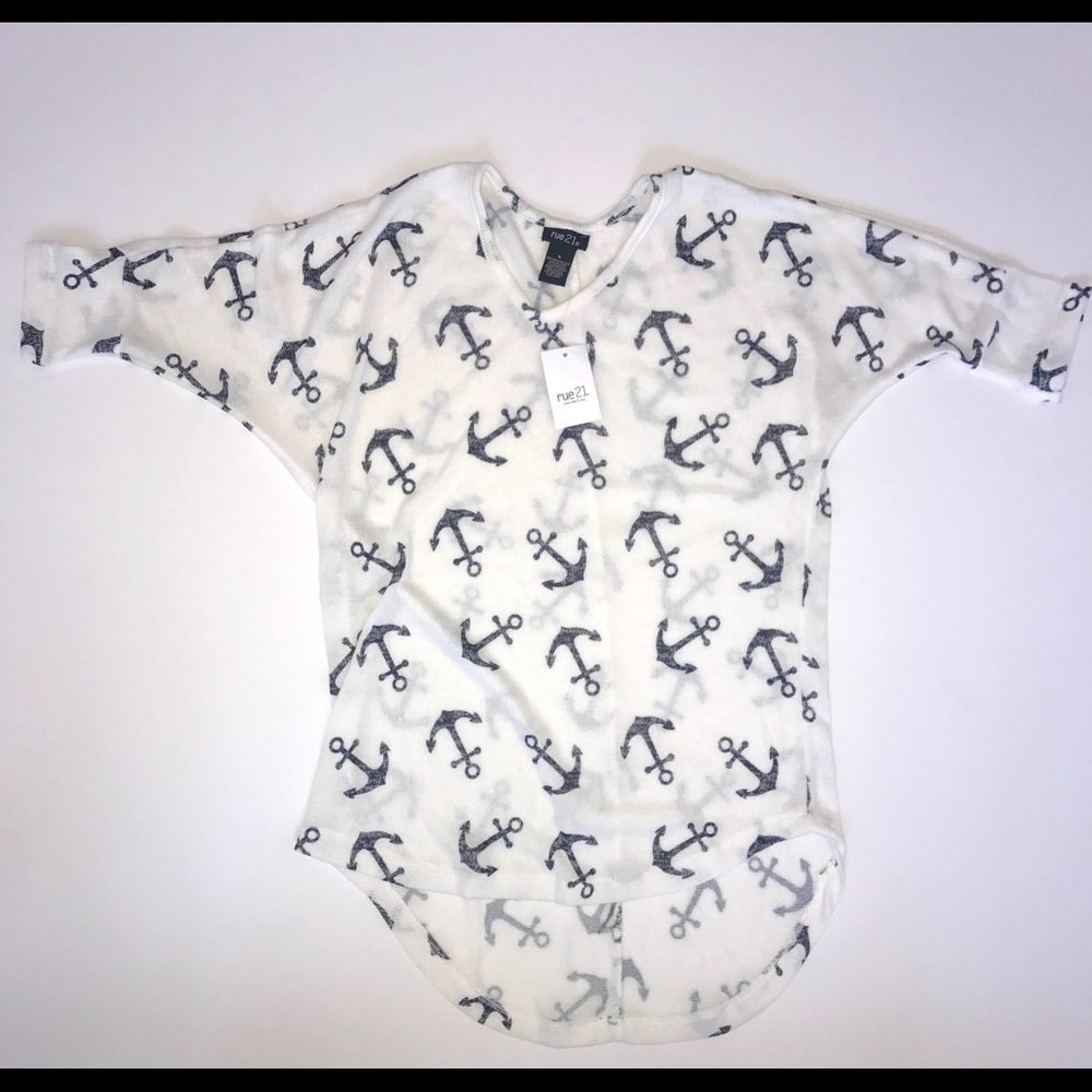 NWT• Rue 21• sailor top - Picture 2 of 4