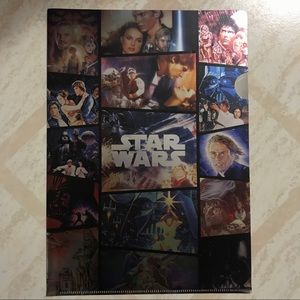 STAR WARS DISNEY JAPAN FOLDER STATIONERY