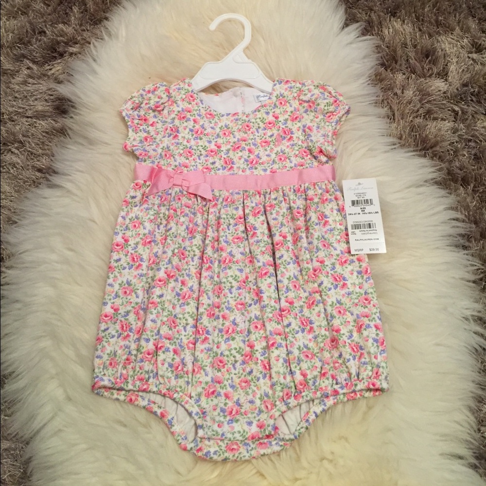 Ralph Lauren dress onesie brand new