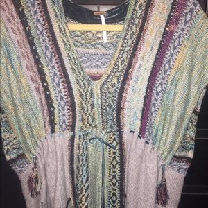 Free people lightweight drawstring sweater