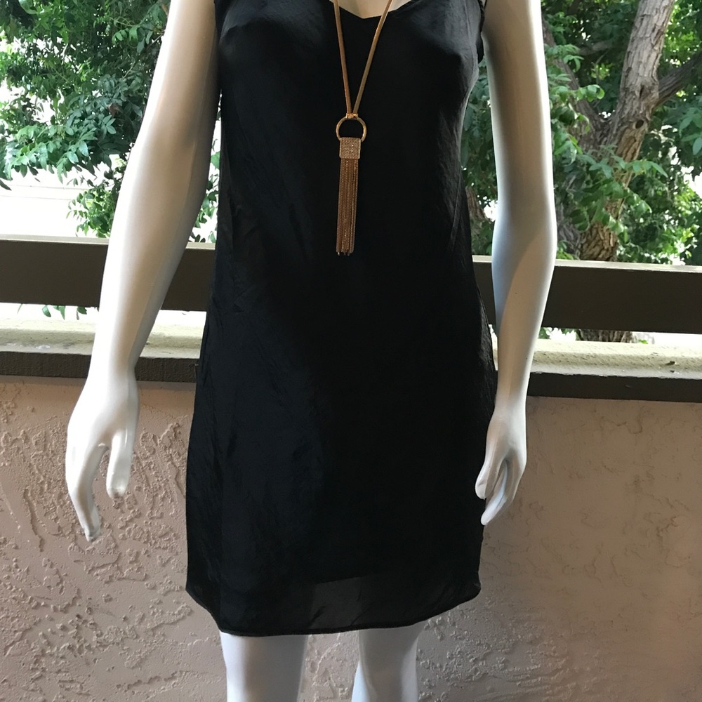 5 ⭐️ Size 10 Micheal Kors Black Slip Dress - Picture 8 of 8