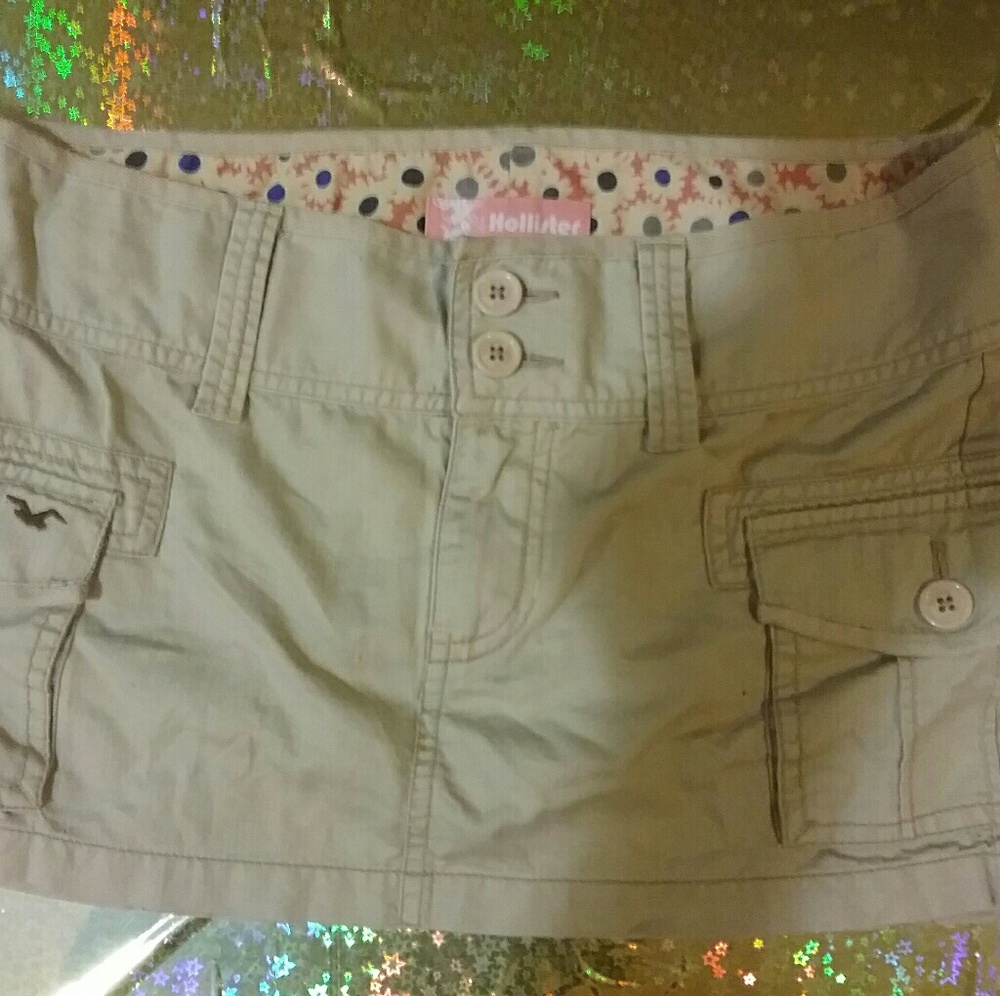 Hollister cargo mini skirt