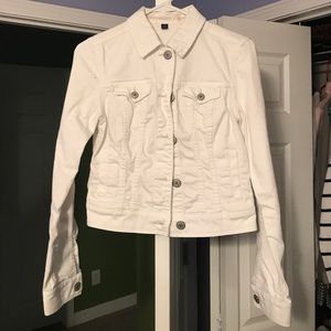 White denim jacket