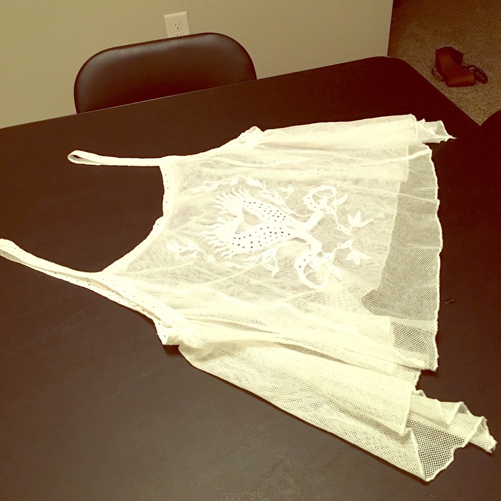 See through tank top, LIKE NEW