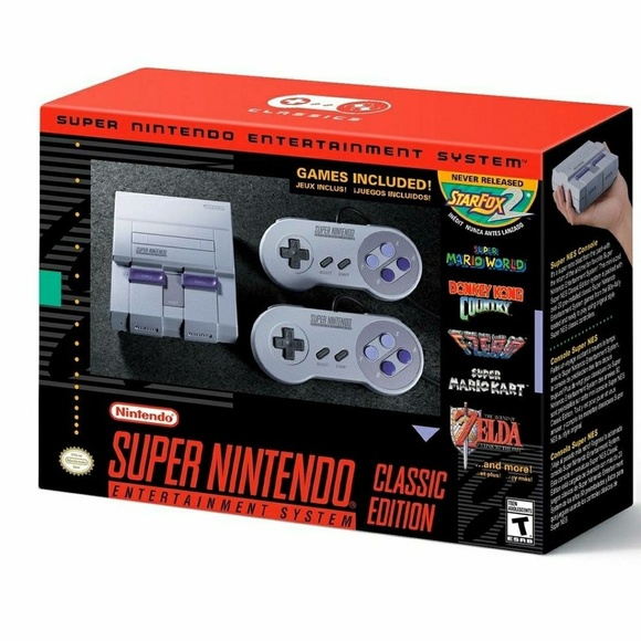 Super Nes Nintendo Mini On Hand - Picture 2 of 8