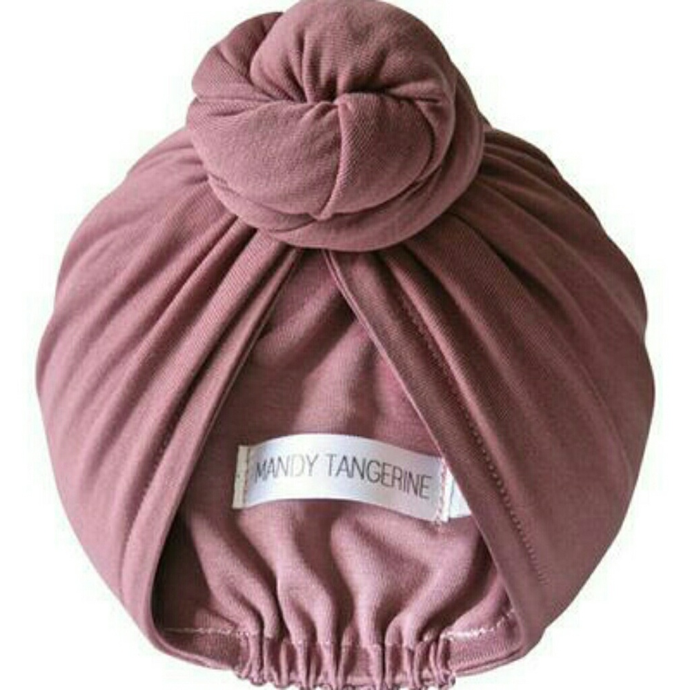 Sugared Plum Top Knot Turban