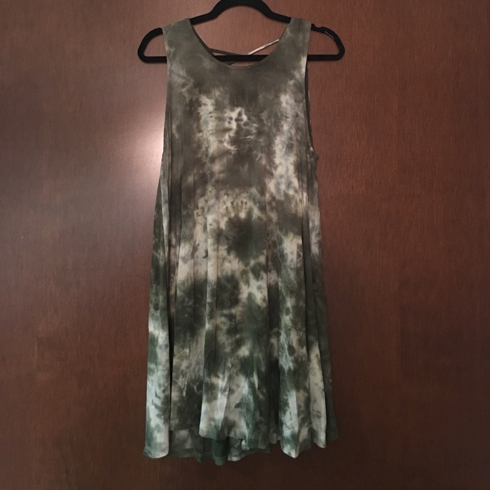Tie dye swing dress