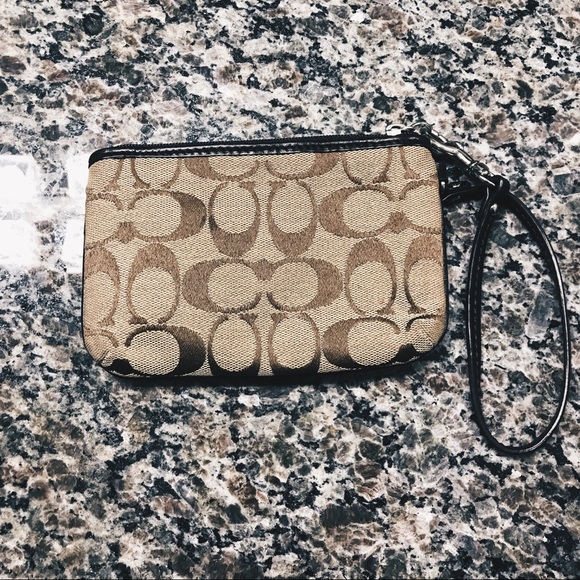 Coach Signature Wristlet - Picture 2 of 3