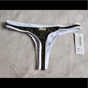 Chooks LA Forest Green bottom