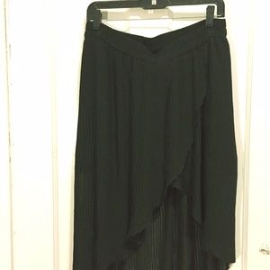 Kimchi Blue Black Pleated Skirt