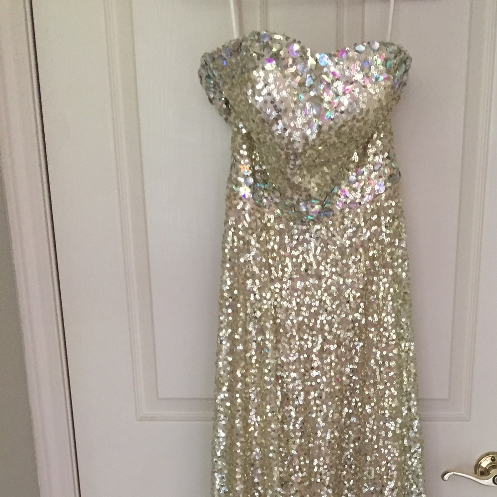Gold Sequence Dress