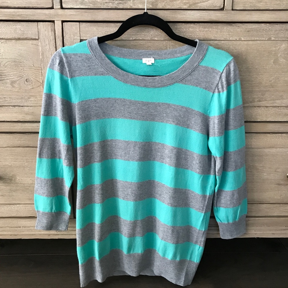Striped sweater from J Crew size S 100% cotton