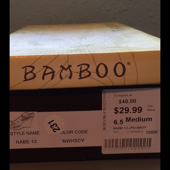 🌹 HOST PICK 🌹 - Bamboo - Super lace up wedges - Picture 6 of 6