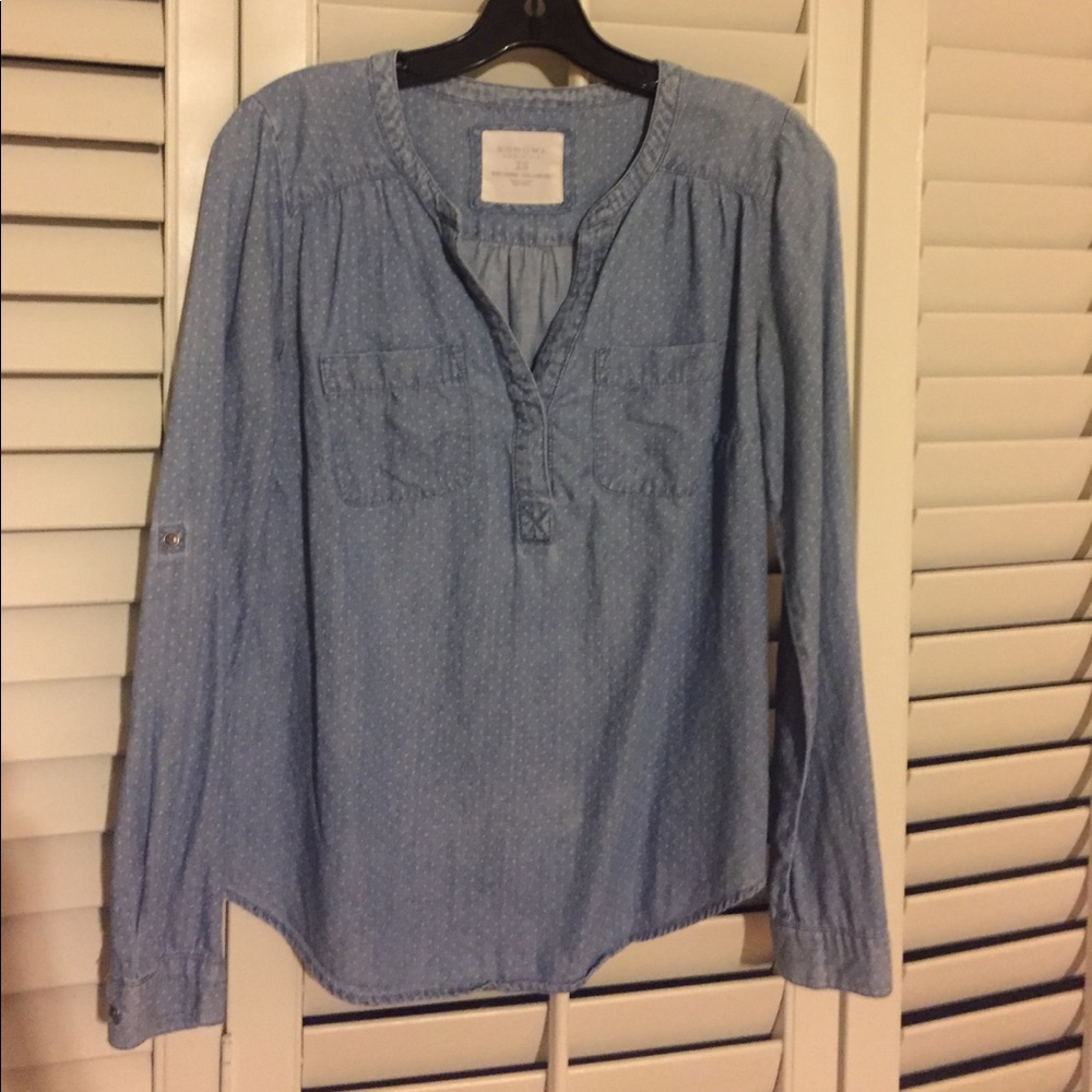 Chambray Top