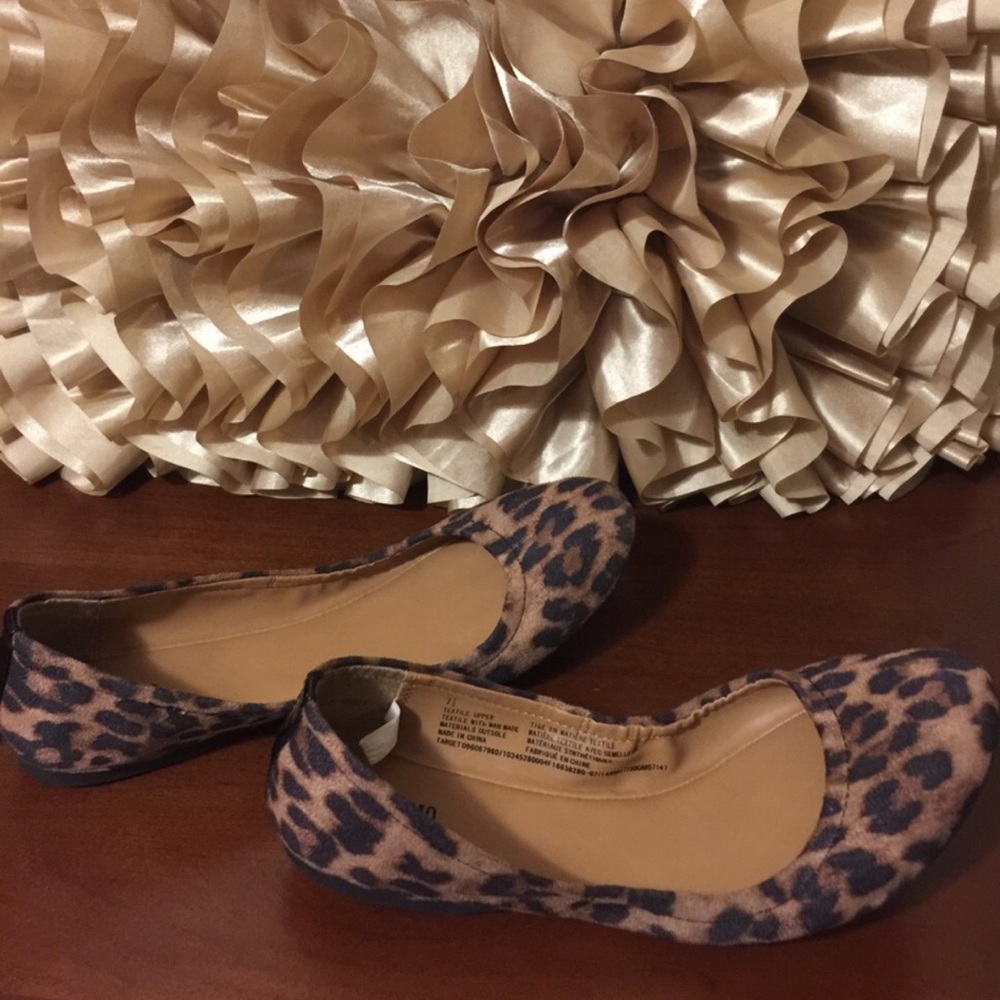 Leopard Print Flats