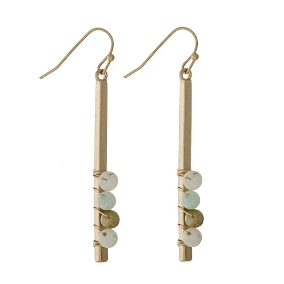 Jewelry - ♥Amazonite Bead Earrings