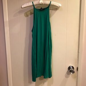 Green tank dress