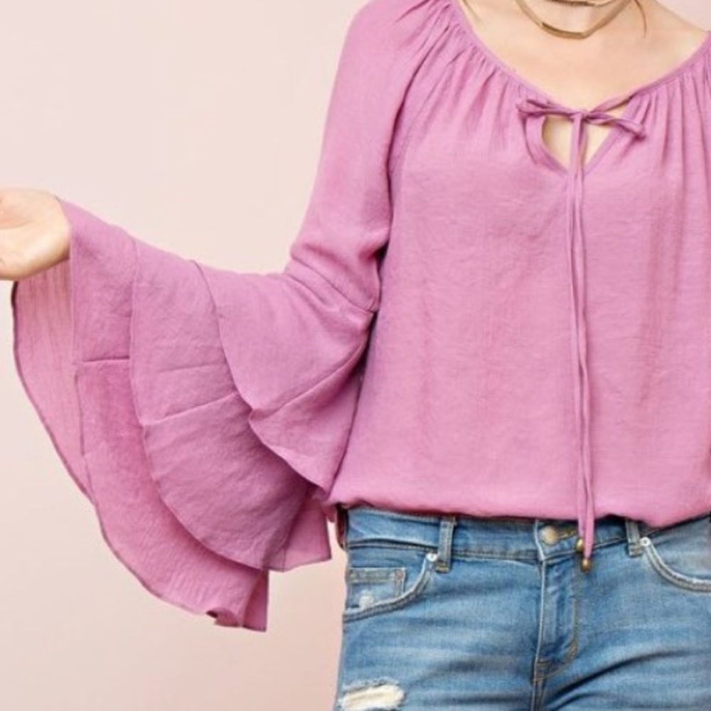 NWT Bell Sleeve Blouse