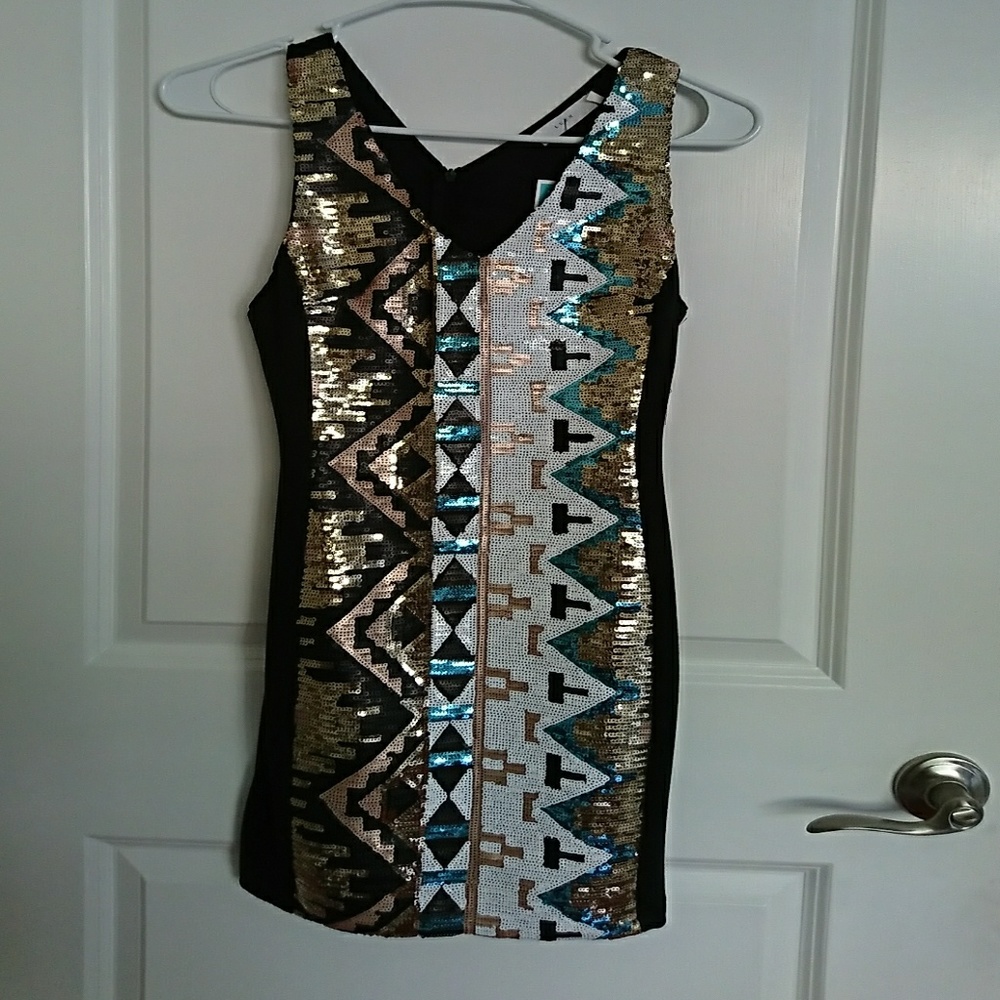 Sequin Bodycon Dress | Lush - House of Aria