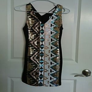 Sequin Bodycon Dress | Lush - House of Aria