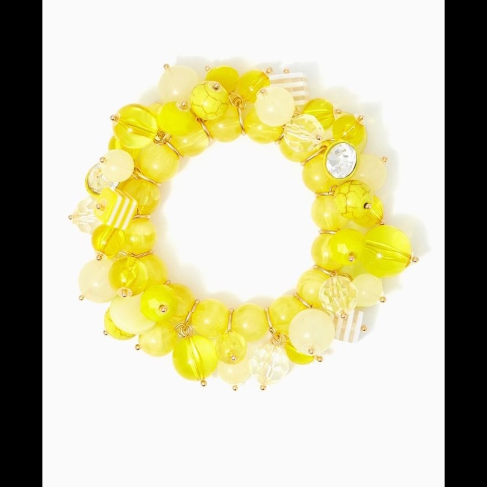 🌹Charming Charlie yellow bracelet final price cut