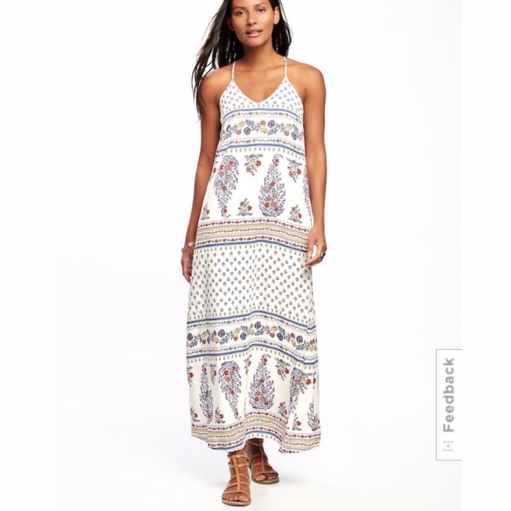 Old Navy Sleeveless V-Neck Maxi Dress - Large
