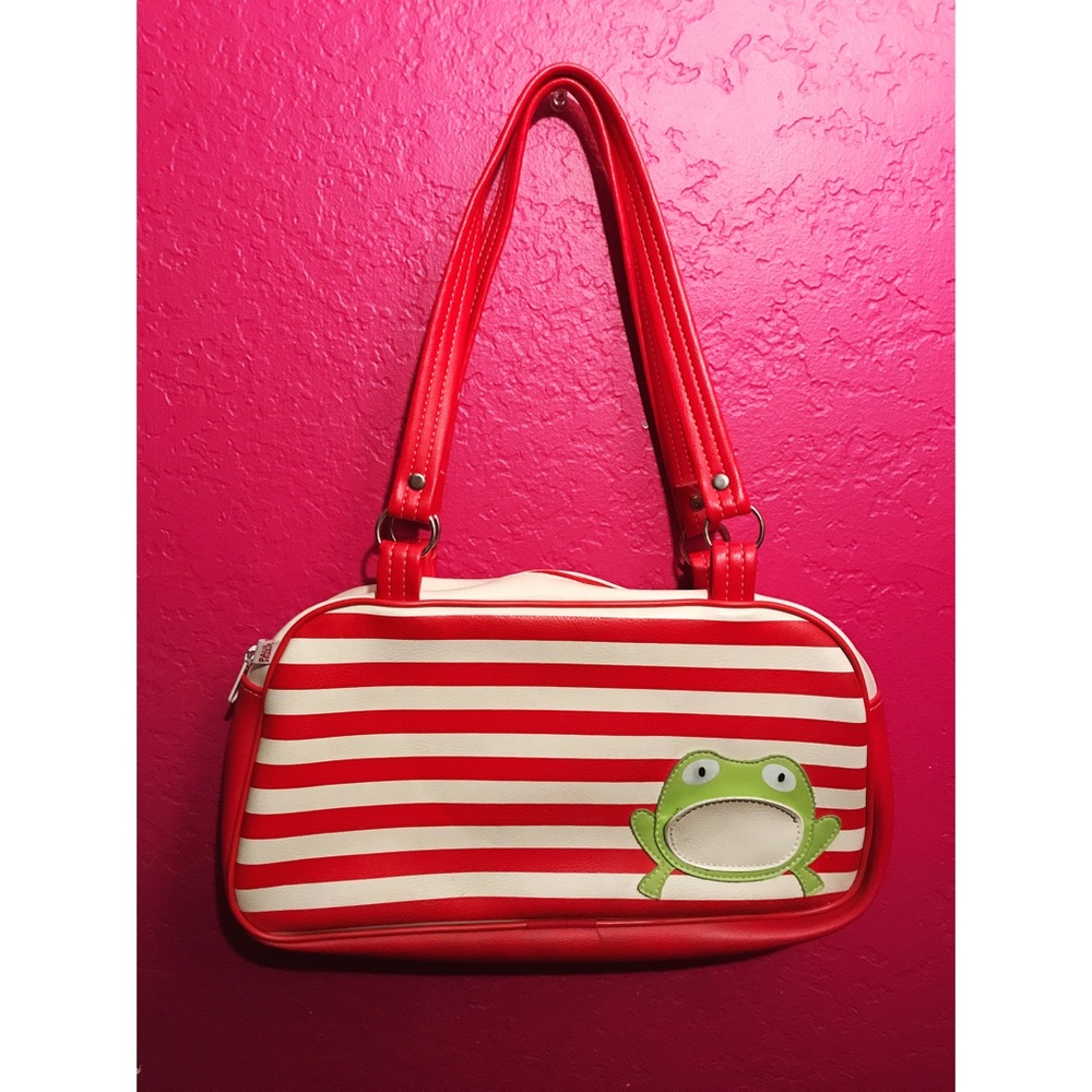 💖HOST PICK💖 Paul Frank Frog Vinyl Bag ✨RARE✨