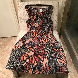 A Line Patterned Dress