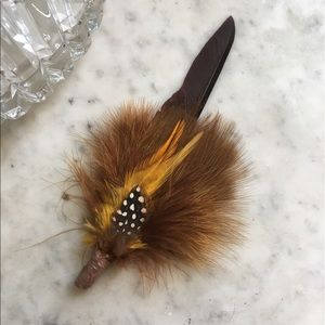 Vintage Hat Feather