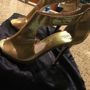 Gold Michael Kors Shoes 7M