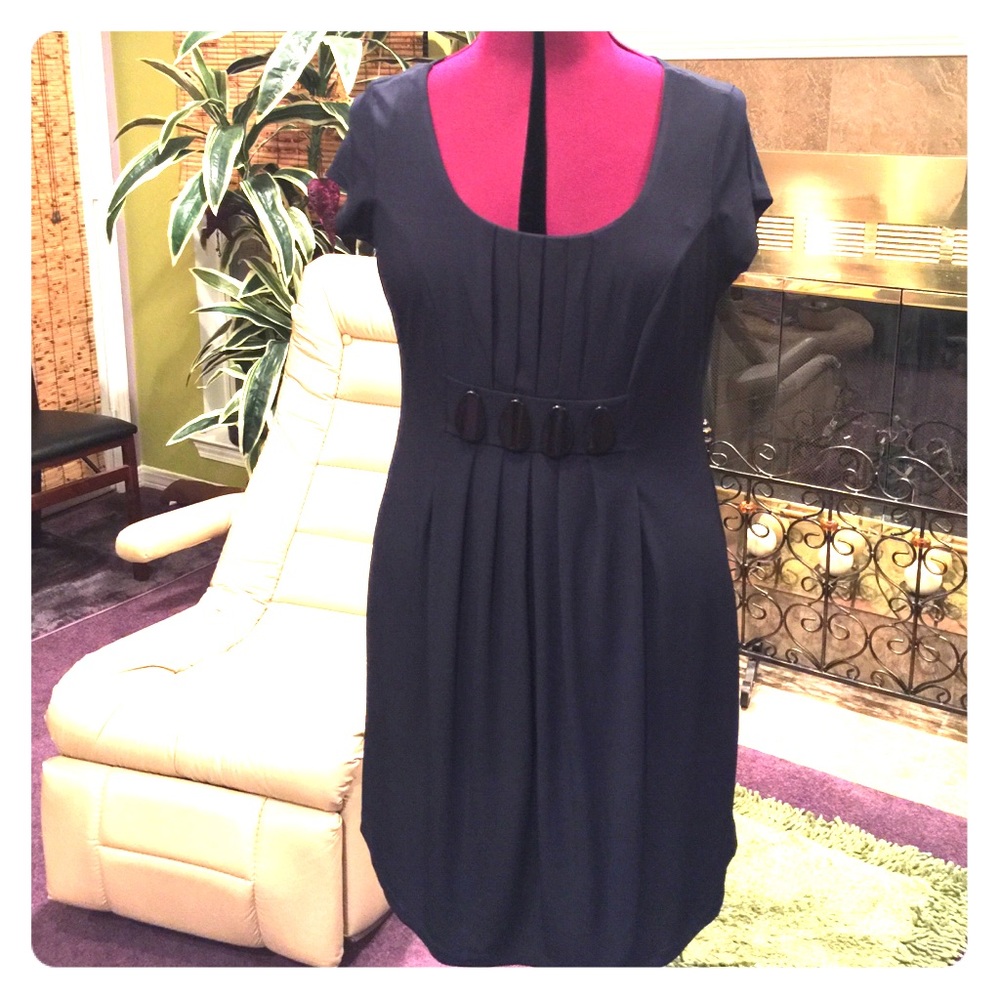 NWT deep navy dress size 12 from Enfocus
